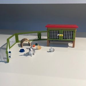 Schleich bunny hut | 9 piece full set ||